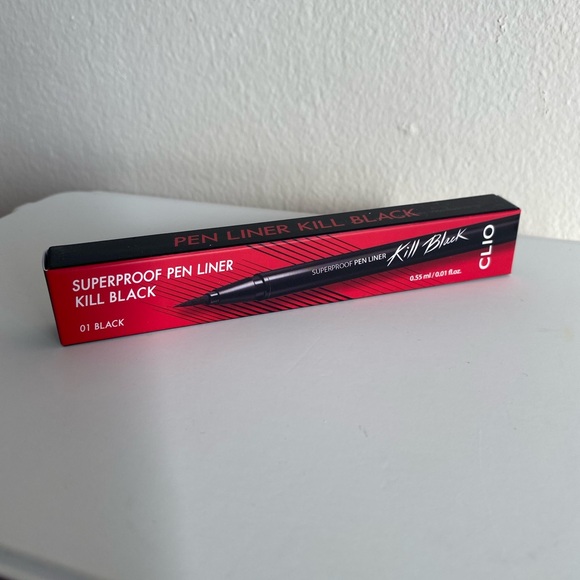 Clio Other - CLIO Superproof Pen Eye Liner Kill Black Liquid Eyeliner Felt Makeup K Beauty